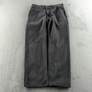 Vintage Levis Jeans Mens 33 (Fits 30x28) Black Faded 505 Straight Grunge Y2K